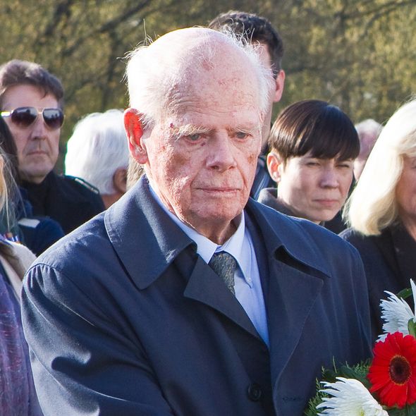 Bernt Lund, norwegischer Überlebender des KZ Sachsenhausen Bernt Lund, norwegischer Überlebender des KZ Sachsenhausen