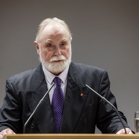 Der polnische Schriftsteller Stefan Chwin bei seiner Ansprache (Foto: Lars Wendt) Der polnische Schriftsteller Stefan Chwin bei seiner Ansprache (Foto: Lars Wendt)