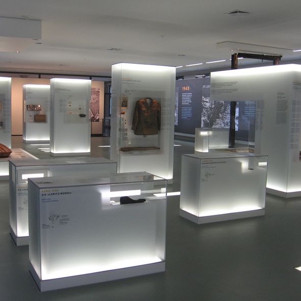 Blick in das Museum in der ehemaligen Häftlingsküche